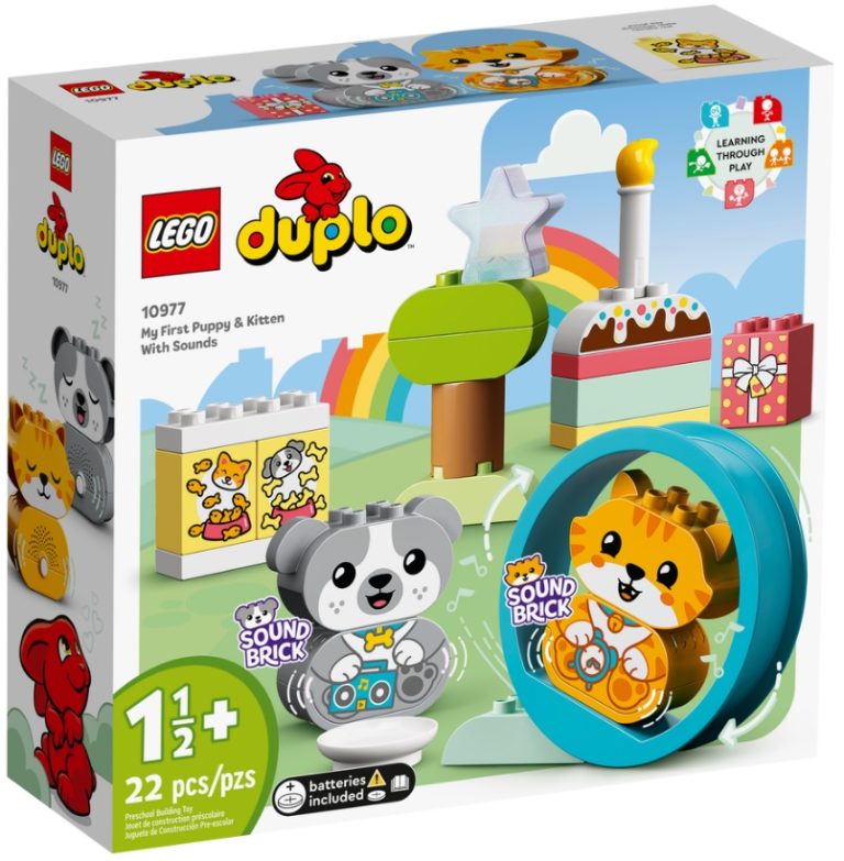 LEGO Duplo 10977 My First Puppy & Kitten With Sounds Front Box