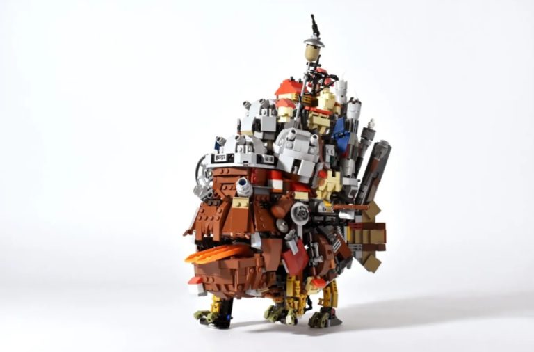 LEGO IDEAS Motorized Howl's Moving Castle Project Creation by ericlego321 Achieves 10 000 Supporters