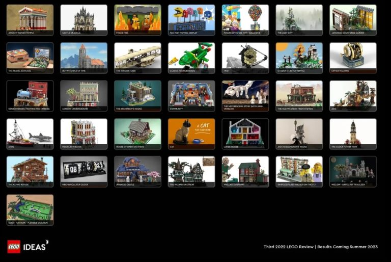 LEGO IDEAS Third 2022 Review Project Creations Qualify