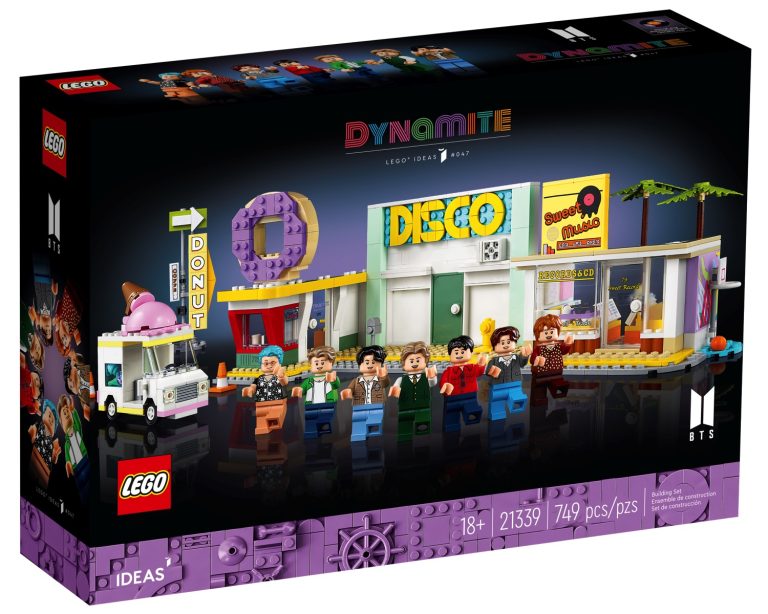 18+ LEGO IDEAS 21339 BTS Dynamite March 2023 Release Date Front Box