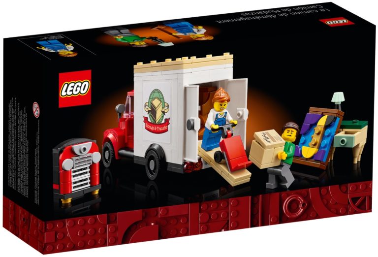 18+ LEGO Icons 40586 Moving Truck GWP 2023 Gift with Purchase Promo Back Box