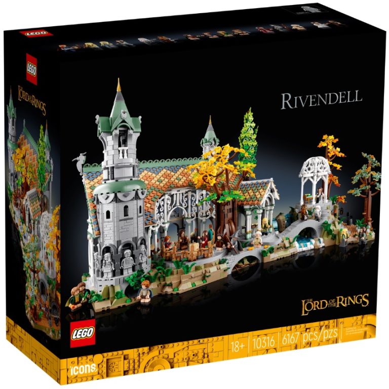 18+ LEGO Icons Lord of the Rings 10316 Rivendell March 2023 Release Date Front Box