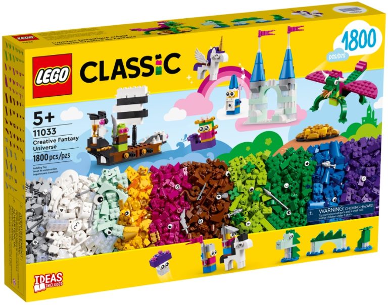 LEGO Classic 11033 Creative Fantasy Universe March 2023 Release Date Front Box