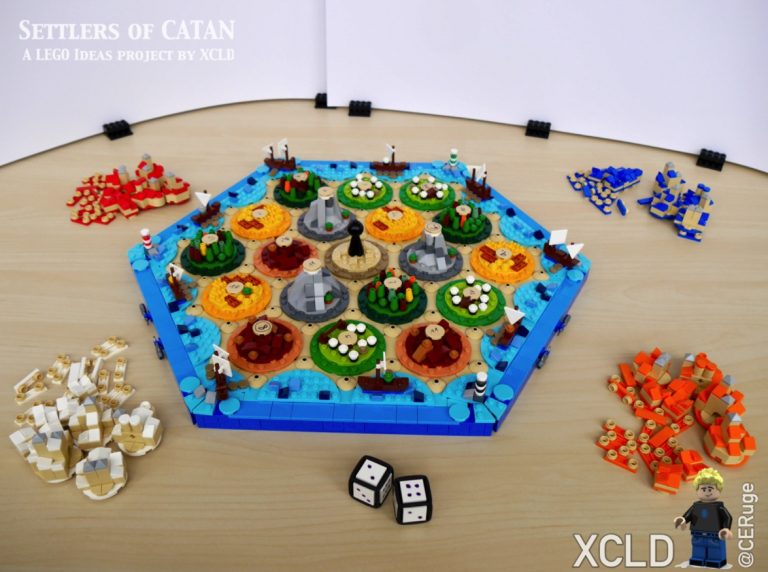 LEGO IDEAS Catan The Game Project Creation by XCLD Achieves 10 000 Supporters