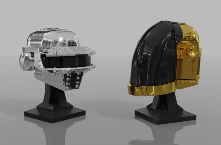 LEGO IDEAS Daft Punk The Robots Project Creation by eliot.obrien Achieves 10 000 Supporters