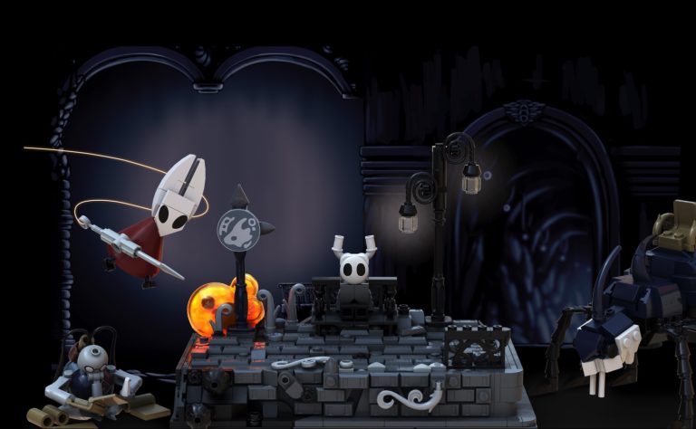 LEGO IDEAS Hollow Knight Forgotten Crossword Project Creation by Ben Osborne Achieves 10 000 Supporters