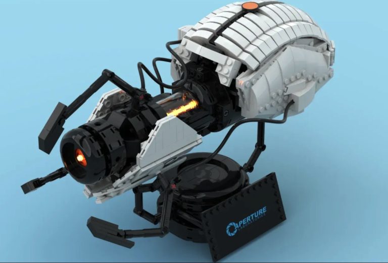 LEGO IDEAS Portal 2 Quantum Tunnelling Device The Portal Gun by Hooded-Blaze