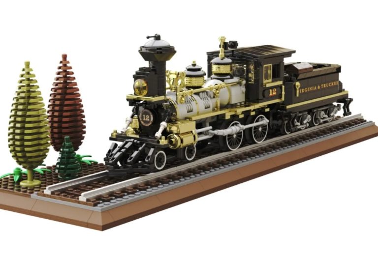 LEGO IDEAS V.&T.R.R. #12, GENOA Locomotive Train Project Creation by SgJess Achieves 10 000 Supporters
