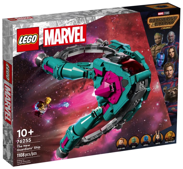 LEGO Marvel Guardians of the Galaxy Volume 3 76255 The New Guardians' Ship April 2023 Release Date Front Box