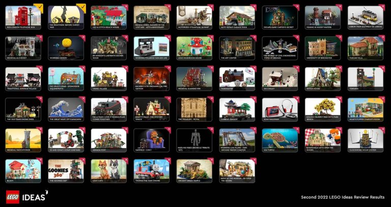Second 2022 LEGO IDEAS Review Results - 51 Submissions