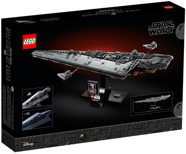 18+ LEGO Star Wars 75356 Executor Super Star Destroyer May 2023 Release Date Back Box