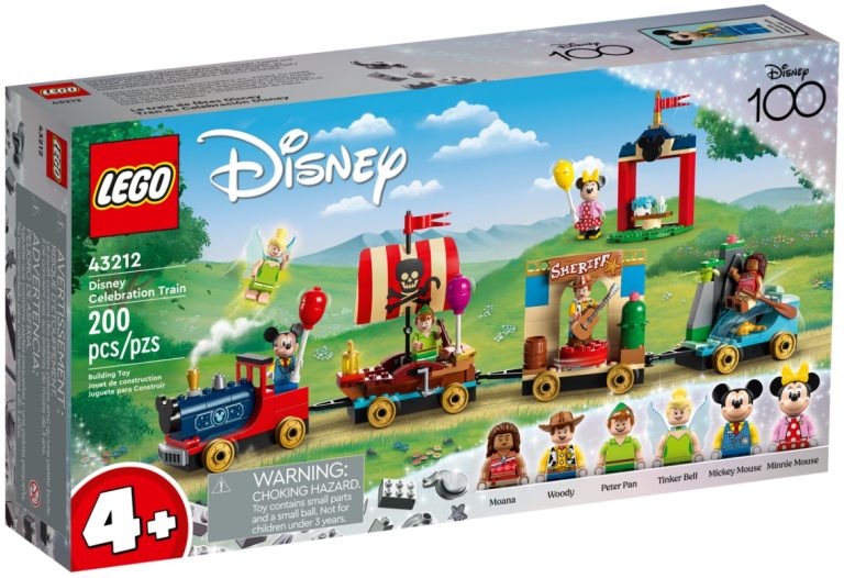 LEGO 43212 Disney 100 Celebration Train April 2023 Release Date Front Box