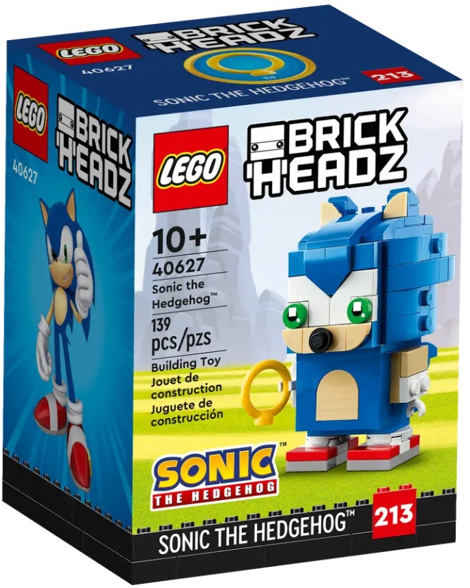 LEGO BrickHeadz 40629 Sonic the Hedgehog & 40628 Miles Tails