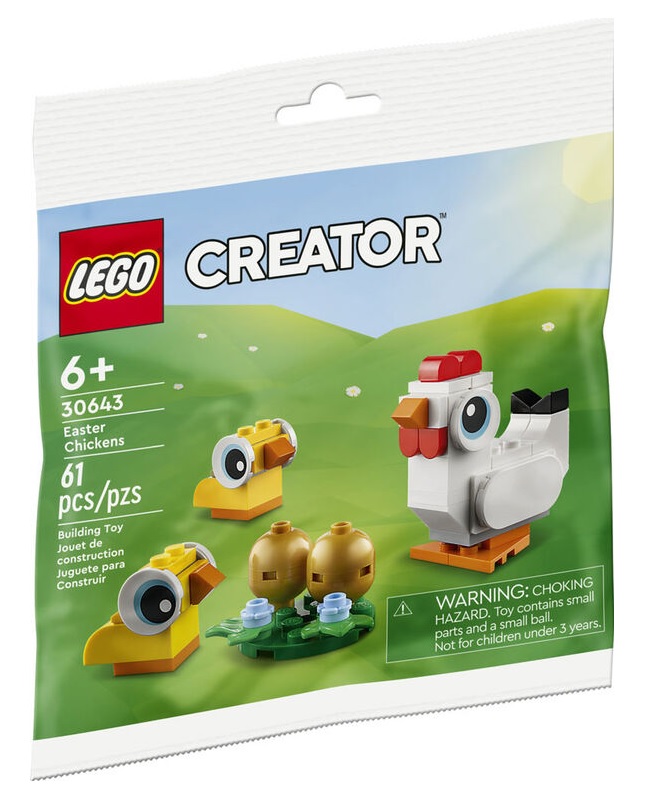 LEGO Creator 30643 Easter Chickens GWP Polybag Packaging 2023