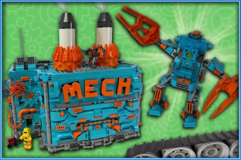 LEGO IDEAS Robotic Mech Factory Project Creation by The_B3_ Achieves 10 000 Supporters