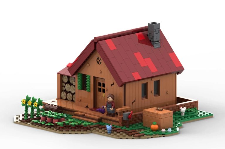 LEGO IDEAS Stardew Valley Farmhouse Project Creation by fourbrickstall Achieves 10 000 Supporters