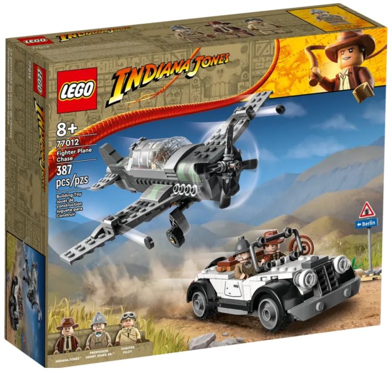LEGO Indiana Jones 77012 Fighter Plane Chase April 2023 Release Date Front Box