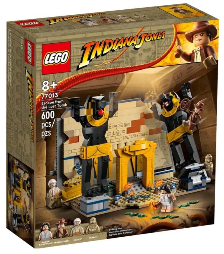 LEGO Indiana Jones 77013 Escape from the Lost Tomb April 2023 Release Date Front Box