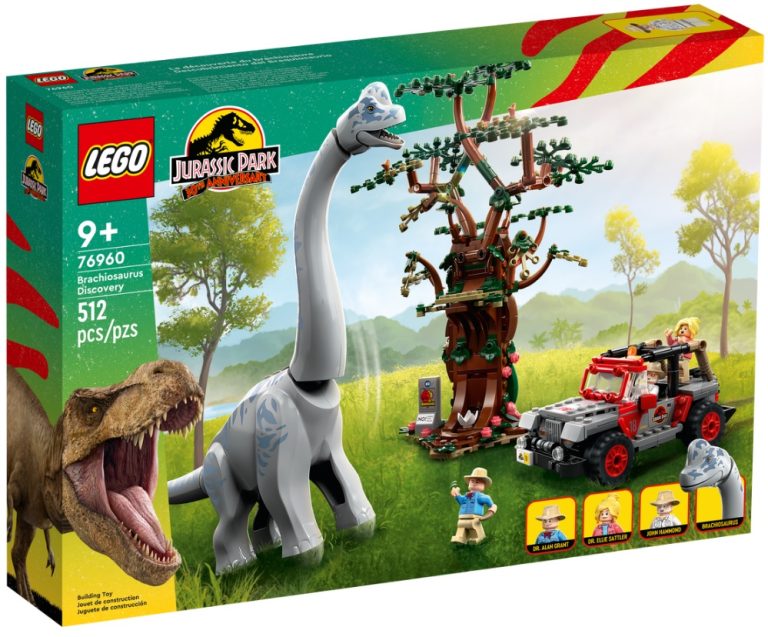 LEGO Jurassic Park 76960 Brachiosaurus Discovery June 2023 Release Date Front Box