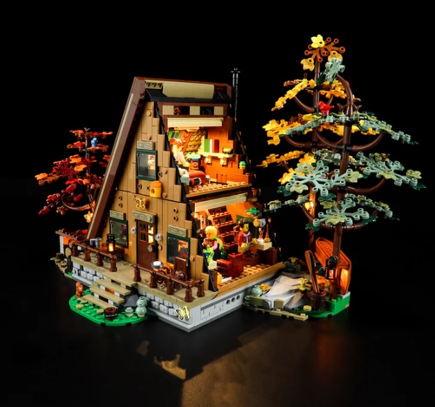 Lightailing Light Kit For LEGO IDEAS 18+ A-Frame Cabin 21338