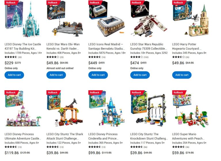 Walmart Canada LEGO March 2023 Sales & Deals