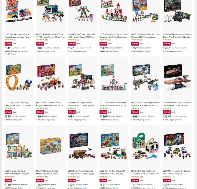 Amazon Canada LEGO Sales & Deals April 2023