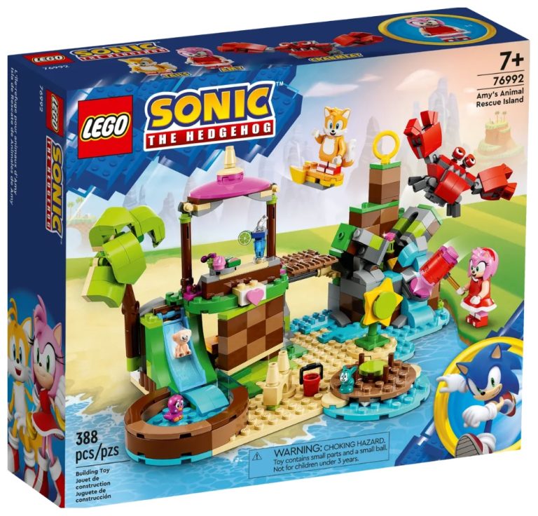 LEGO Sonic the Hedgehog 76992 Amy's Animal Rescue Island August 2023 Release Date Front Box