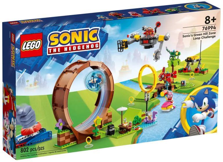 LEGO Sonic the Hedgehog 76994 Sonic's Green Hill Zone Loop Challenge Summer August 2023 Release Date Front Box