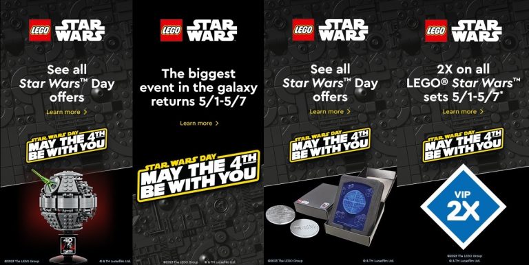 LEGO Star Wars Days 2023 May the 4th Be With You Promotions & GWP