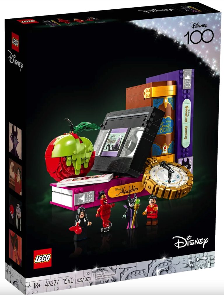 18+ LEGO Disney 43227 Villain Icons - 100 Years June 2023 Release Date Front Box