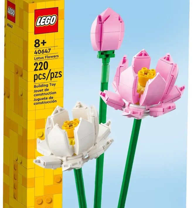 LEGO 40647 Lotus Flowers Botanical Collection Summer June 2023 Prices
