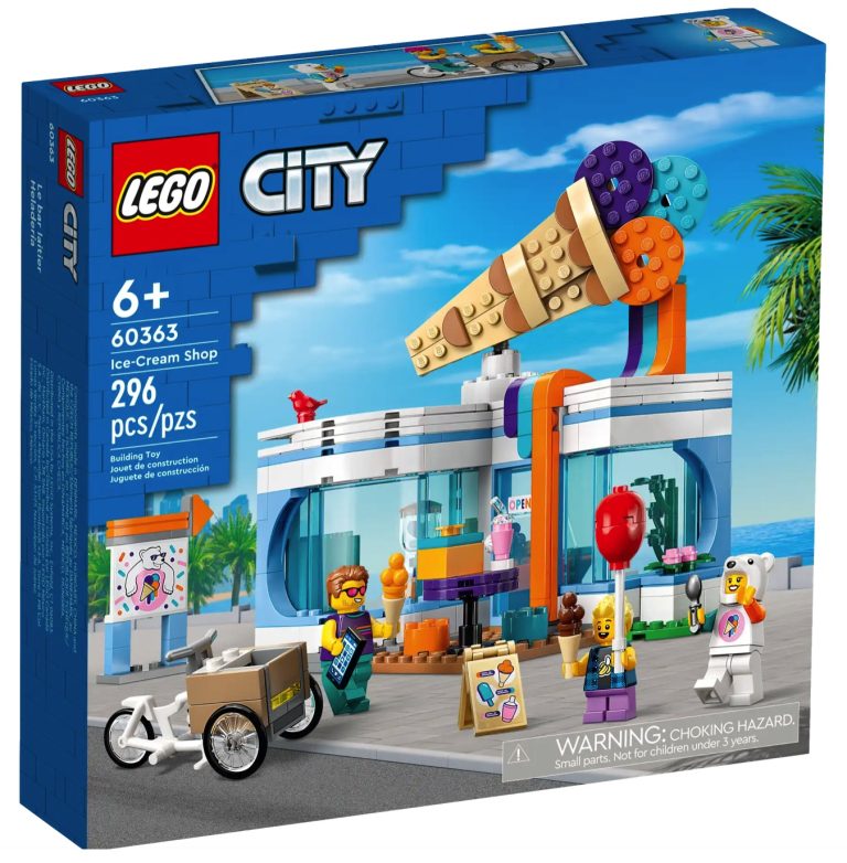 LEGO City 60363 Ice-Cream Shop Summer August 2023 Release Date Front Box