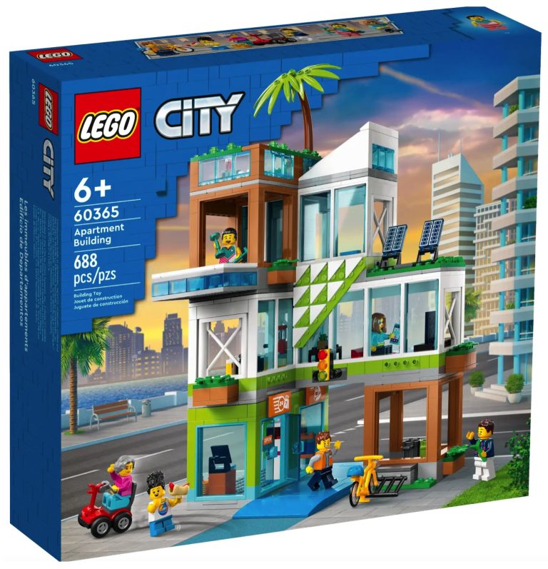 LEGO City 60365 Apartment Building Summer August 2023 Release Date Front Box