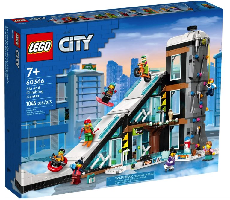 LEGO City 60366 Ski and Climbing Center Summer August 2023 Release Date Front Box