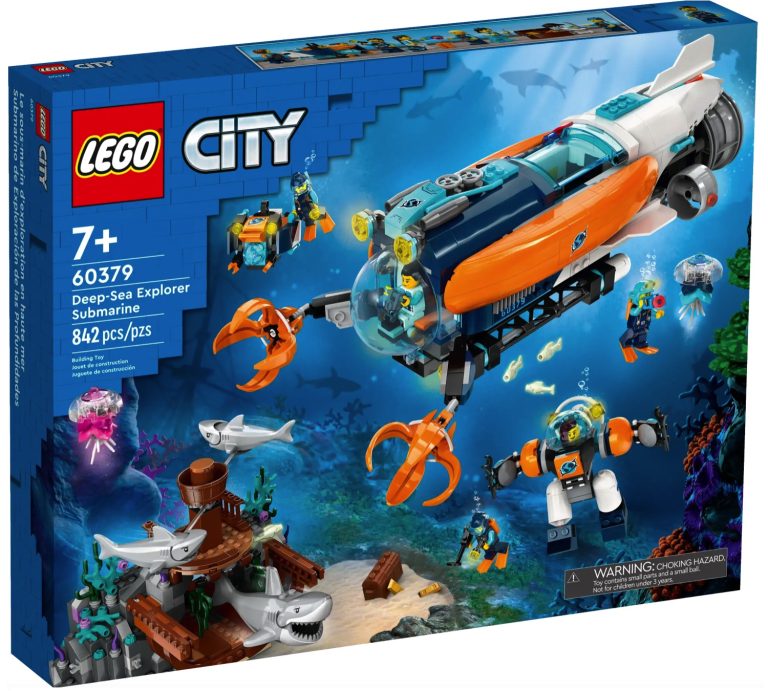 LEGO City 60379 Deep-Sea Explorer Submarine Summer August 2023 Release Date Front Box
