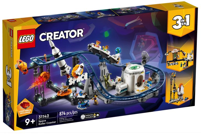 LEGO Creator 3in1 31142 Space Roller Coaster Summer August 2023 Release Date Front Box