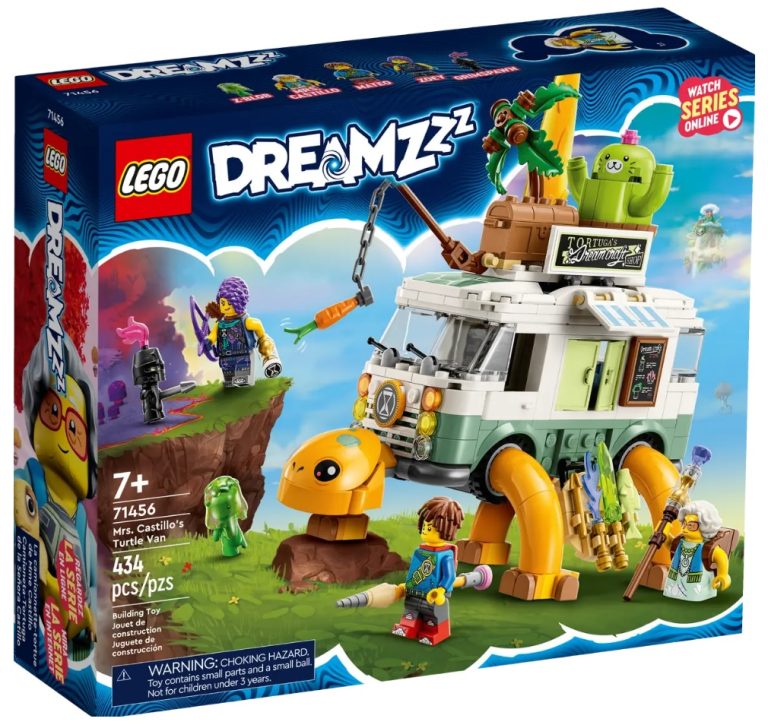LEGO DREAMZzz 71456 Mrs. Castillo's Turtle Van Summer August 2023 Release Date Front Box