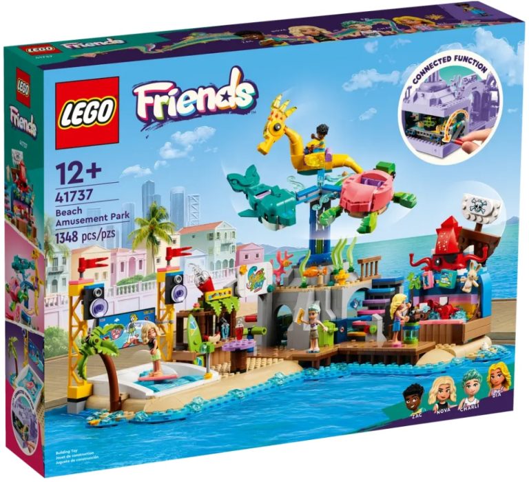 LEGO Friends 41737 Beach Amusement Park Summer June 2023 Release Date Front Box