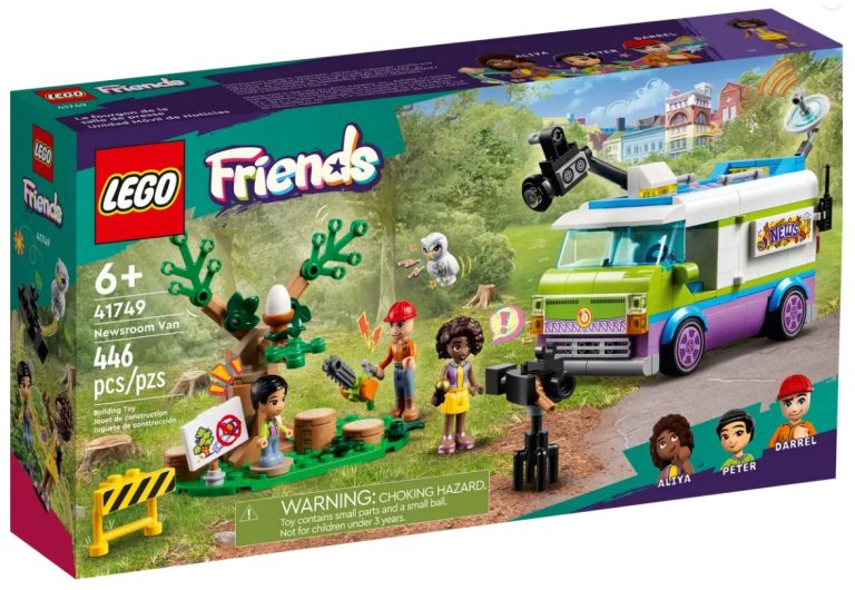 LEGO Friends 41749 Newsroom Van Summer June 2023 Release Date Front Box