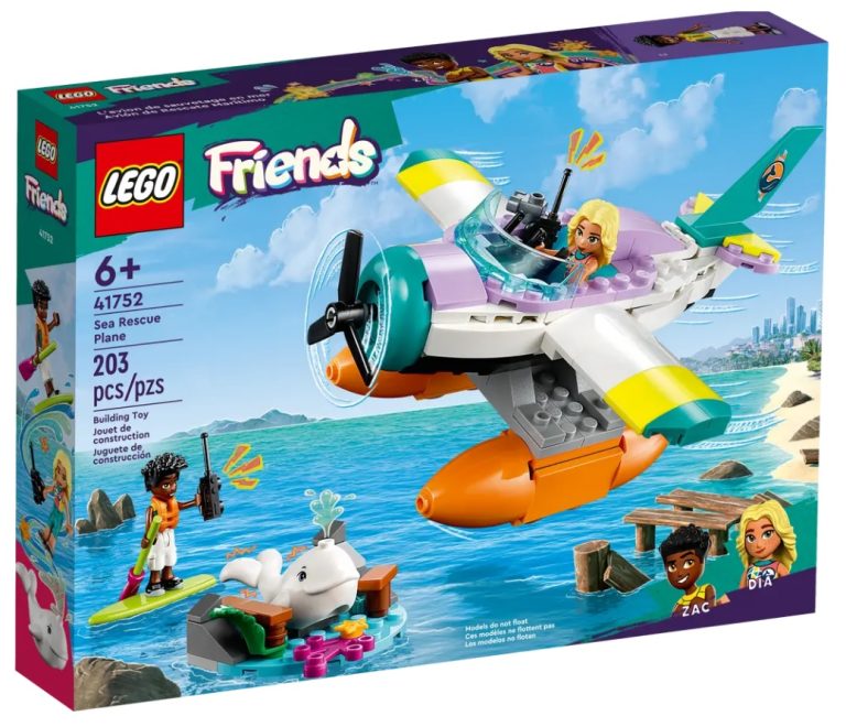 LEGO Friends 41752 Sea Rescue Plane Summer June 2023 Release Date Front Box