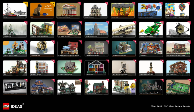 LEGO IDEAS Third 2022 Review Results