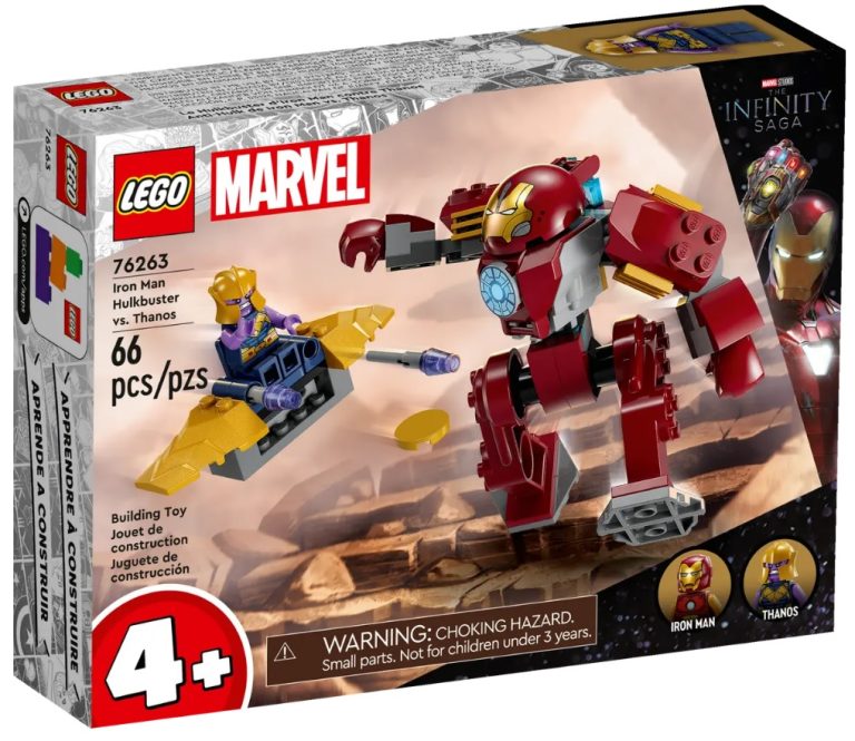LEGO Marvel 76263 Iron Man Hulkbuster vs. Thanos Summer August 2023 Release Date Front Box