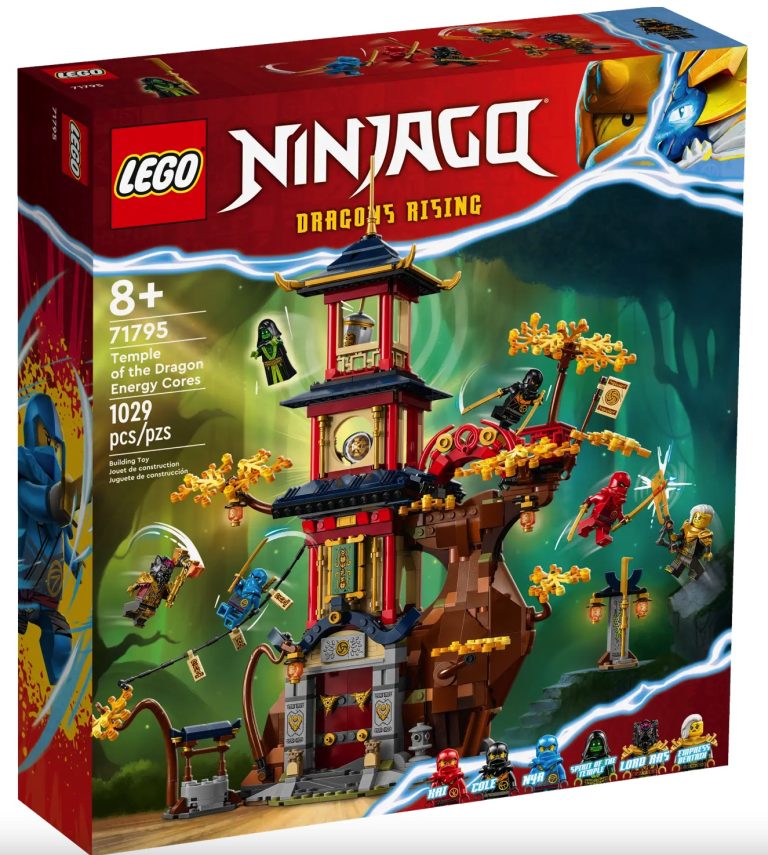 LEGO Ninjago 71795 Temple of the Dragon Energy Cores Summer June 2023 Release Date Front Box