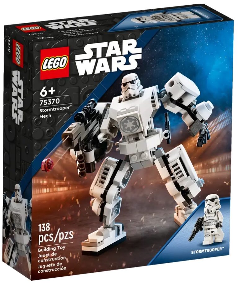 LEGO Star Wars 75370 Stormtrooper Mech Summer August 2023 Release Date Front Box