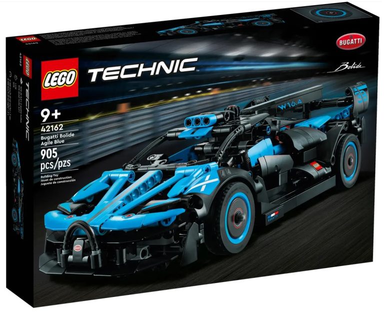 LEGO Technic 42162 Bugatti Bolide Agile Blue Summer June 2023 Release Date Front Box