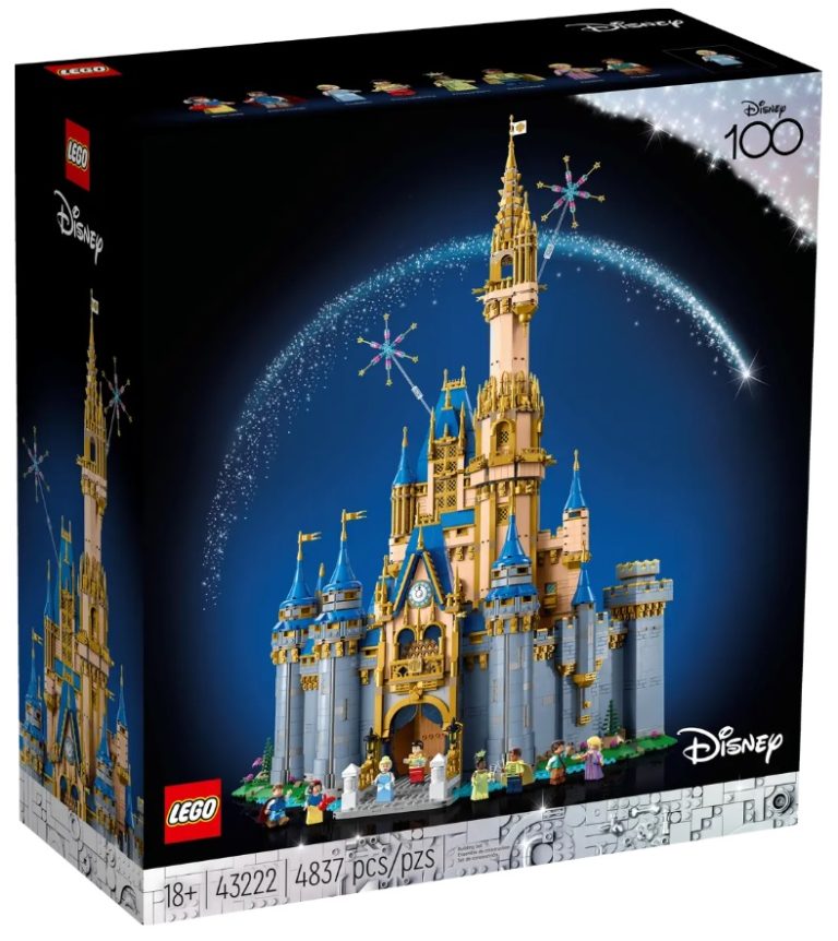 18+ LEGO Disney 100 - 43222 Disney Castle July 2023 Release Date Front Box