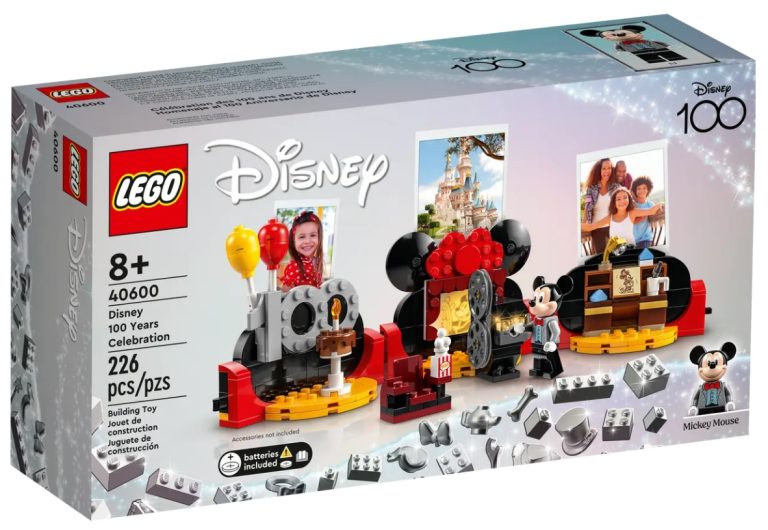 LEGO 40600 Disney 100 Years Celebration GWP Anniversary Gift Set July 2023 Promotion Front Box