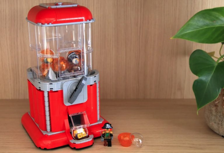 LEGO IDEAS Minifigure Gumball Machine Project Creation by Goosestore Achieves 10 000 Supporters
