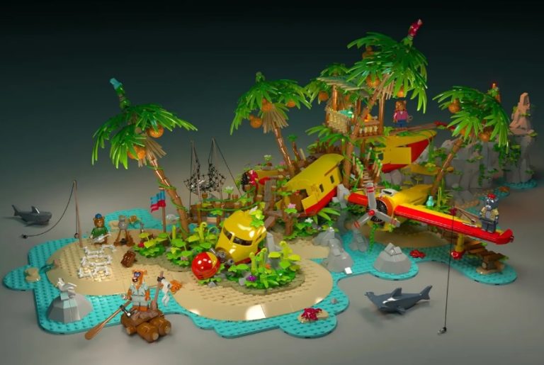 LEGO IDEAS Talespin Seaduck Meeting Seagull Project Creation by Delusion Brick Achieves 10 000 Supporters