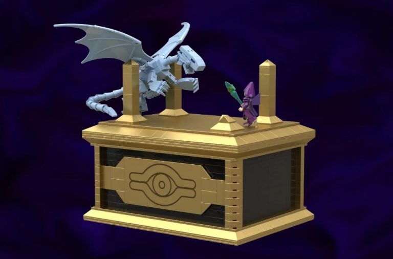 LEGO IDEAS YU-GI-OH! Card Box Dark Magician vs Blue Eyes White Dragon Project Creation by Zero Helix